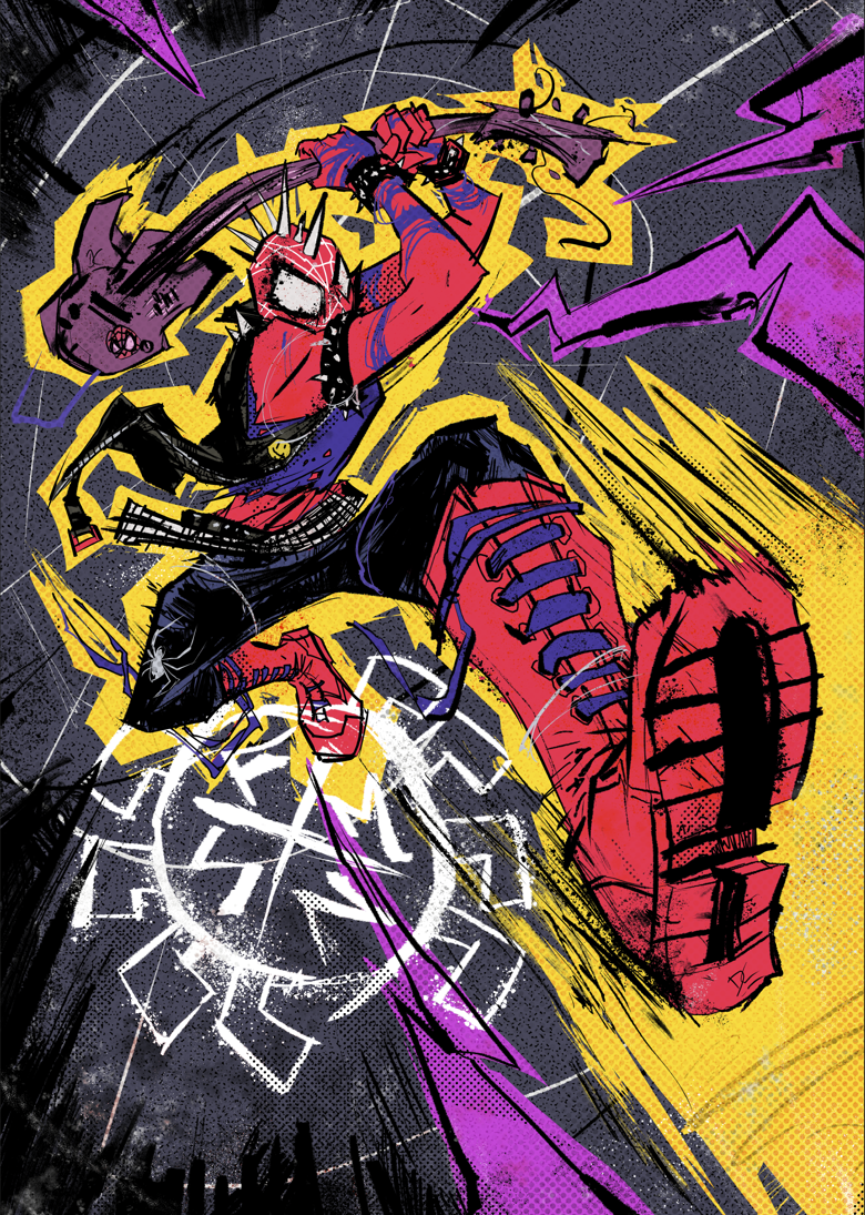 Spider-Punk Print