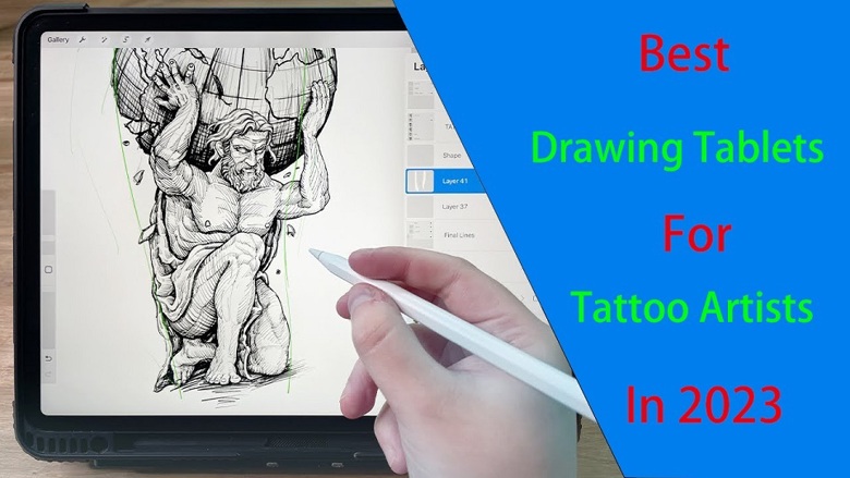 Tattooist sketching tattoo design on digital tablet, Stock Photo, Picture  And Royalty Free Image. Pic. CUL-IS09BY7MO | agefotostock