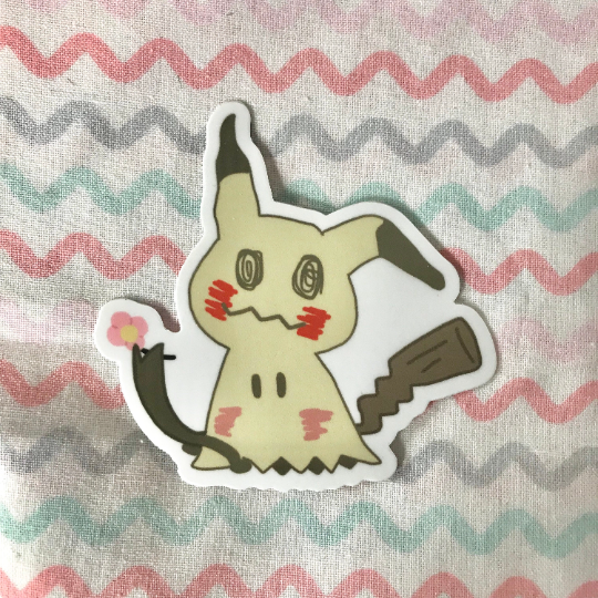 Mimikyu sticker - snyderdraws's Ko-fi Shop