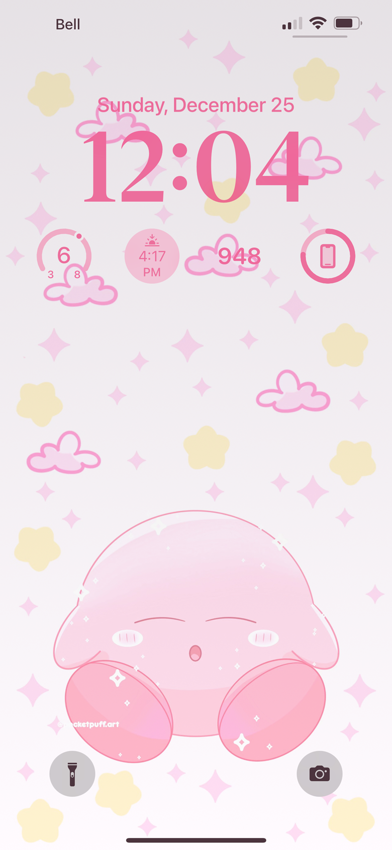 iPhone Wallpaper - Kirby💖☁️✨ - pocketpuff's Ko-fi Shop