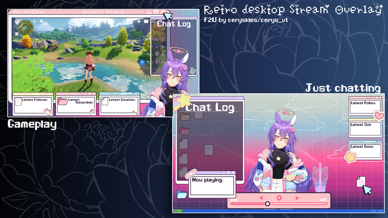 Twitch/ Floral Steampunk Overlay (Just Chatting + Game Overlay)  Vtuber - yuviia's Ko-fi Shop - Ko-fi ❤️ Where creators get support from  fans through donations, memberships, shop sales and more! The original 