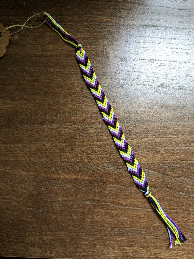 Non-Binary Pride Friendship Bracelets - Witchcat Creations's Ko-fi Shop ...