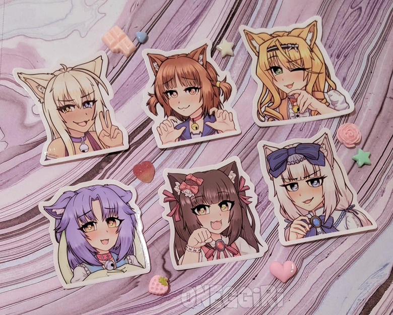 Nekopara Stickers - Acey's Ko-fi Shop - Ko-fi ️ Where creators get ...