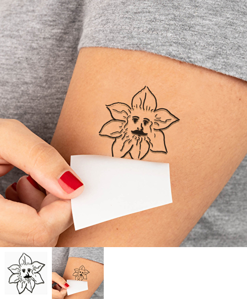 daffodil wrist tattoo - Google Search