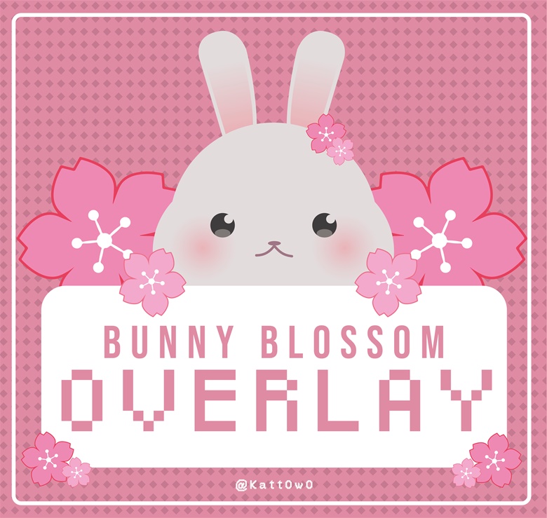 Sakura bunny Overlay - Katt0w0's Ko-fi Shop - Ko-fi ❤️ Where 