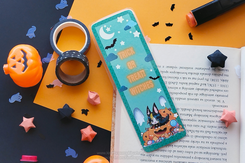 Tighnari Halloween bookmark / Genshin Impact laminated bookmarks / Fall ...