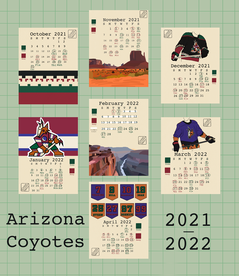 coyotes schedule 2022