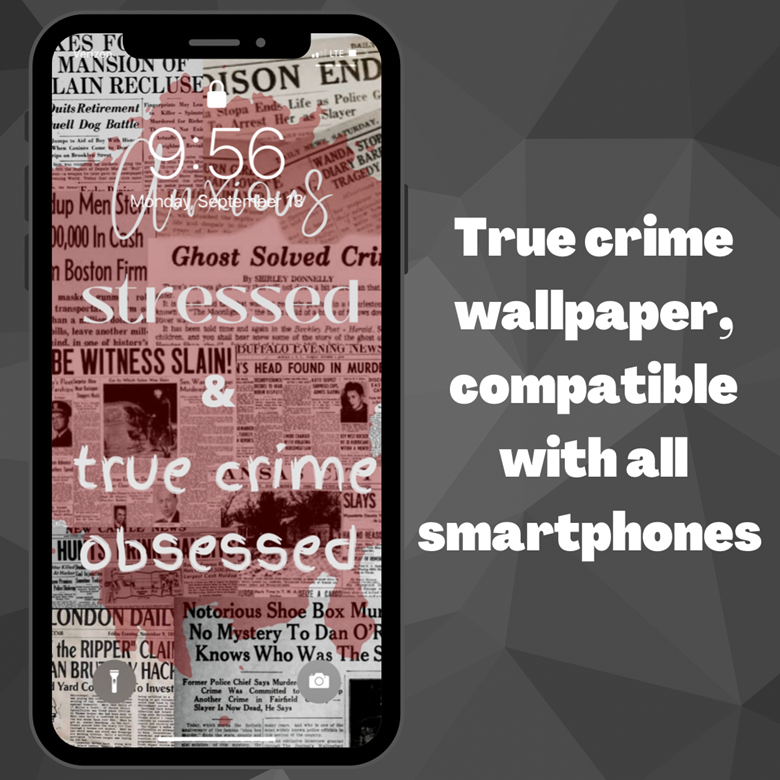 Anxious stressed true crime obsessed Phone Wallpaper Download   MorriganKaii  s Kofi Shop  Kofi  Where creators get support from  fans through donations memberships shop sales and more The original 