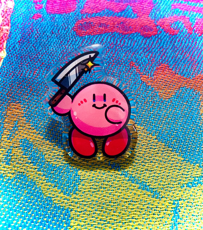 Kirby With A Knife Pin – Shut Up And Take My Yen