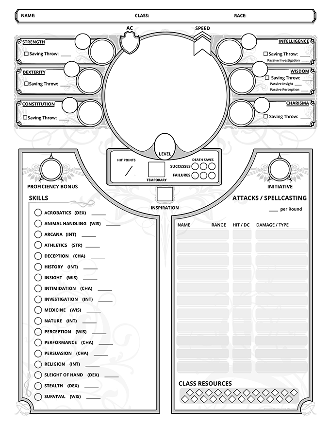5e Character Sheet Xero Reynolds S Ko Fi Shop Ko Fi Where Creators Get Support From Fans Through Donations Memberships Shop Sales And More The Original Buy Me A Coffee Page