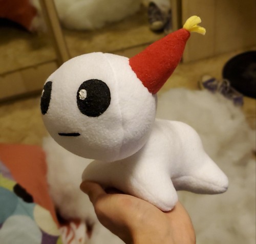 TBH plush, White Yippee Creature Plush, White Creature crochet Plush