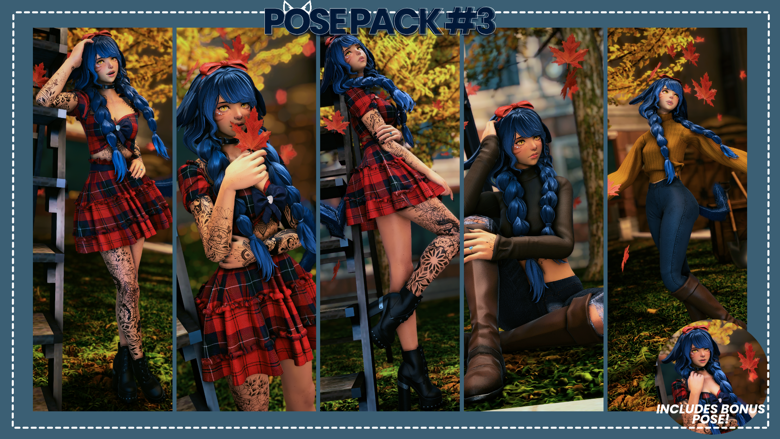 Best Friends Pose Pack – SIMS.BABE