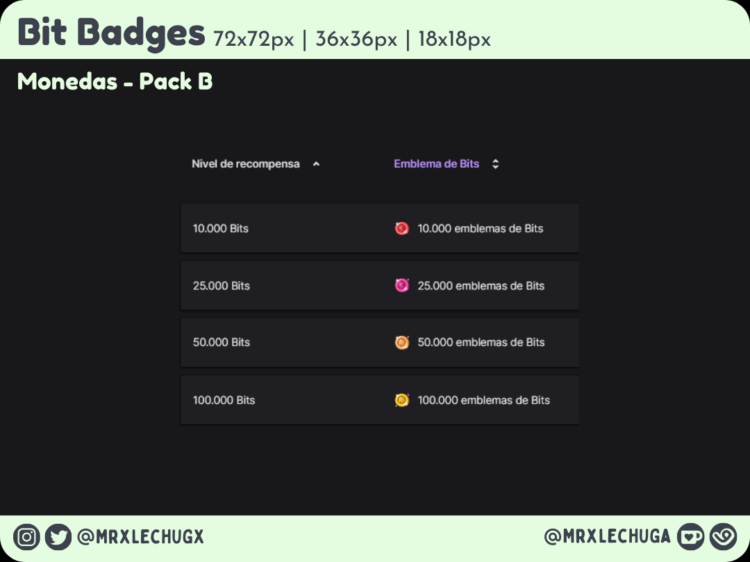 Bit Badges Pack B Mrx Lechugas Ko Fi Shop Ko Fi ️ Where Creators