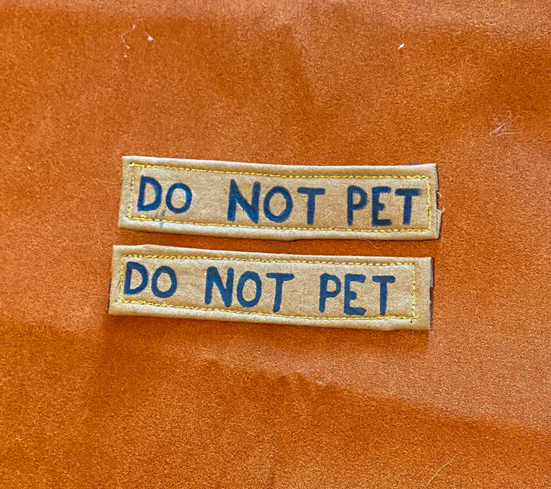 DO NOT PET Patch set - Mishka’s K9 Gear's Ko-fi Shop - Ko-fi ️ Where ...