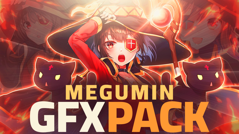 Megumin GFX Pack - TheShishio's Ko-fi Shop - Ko-fi ️ Where creators get ...