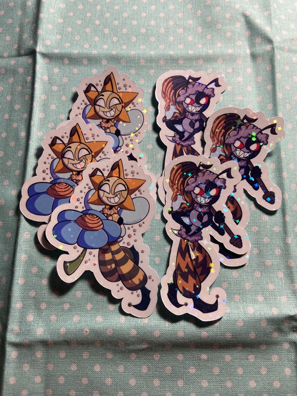 FNAF Holographic Stickers Five Nights at Freddie's Vinyl Stickers