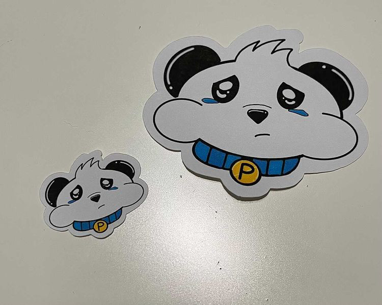 Sad cursed emoji Sticker for Sale by pandazo