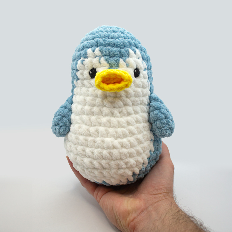 Chonky Penguin with a bear hat - Plushkrafts's Ko-fi Shop - Ko-fi ️ ...