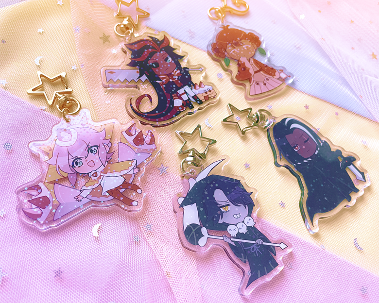 Cookie Run Kingdom Holographic Keychains - Aster ☁️'s Ko-fi Shop - Ko ...