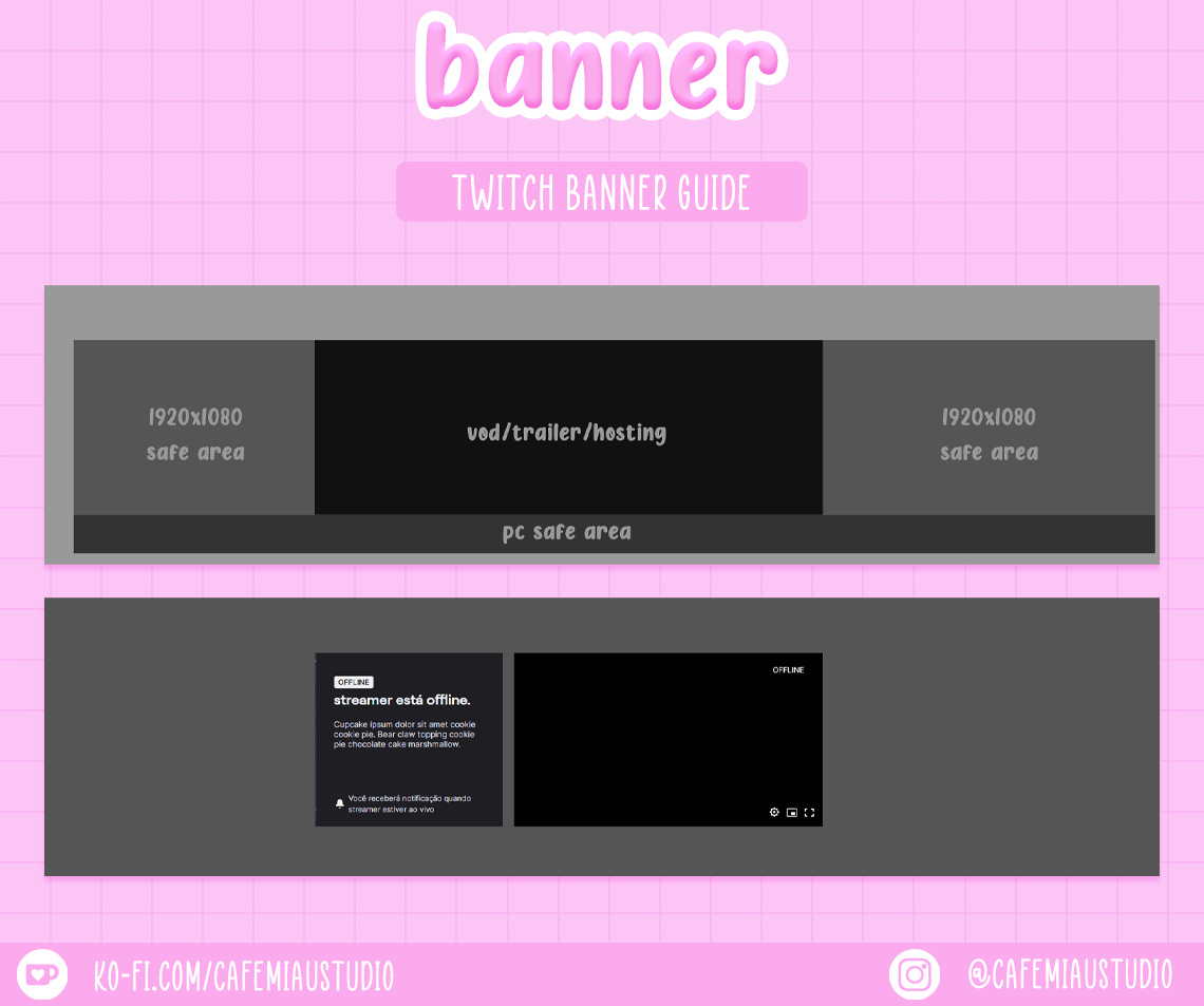 Twitch Banner Guide - Mandy Twitch Artist's Ko-fi Shop - Ko-fi ️ Where ...