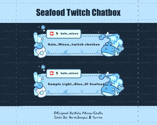 TWITCH CHATBOX_Seafood - Coalla_Leaf's Ko-fi Shop