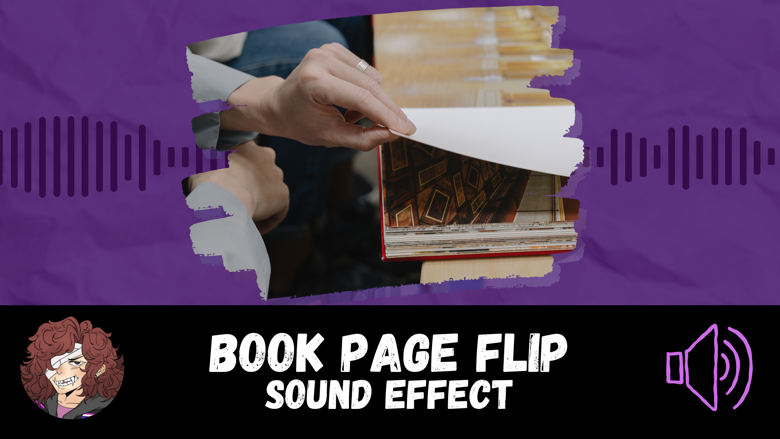 Book Page Flip Sound Effect - Izzle Shizzle's Ko-fi Shop - Ko-fi ️ 