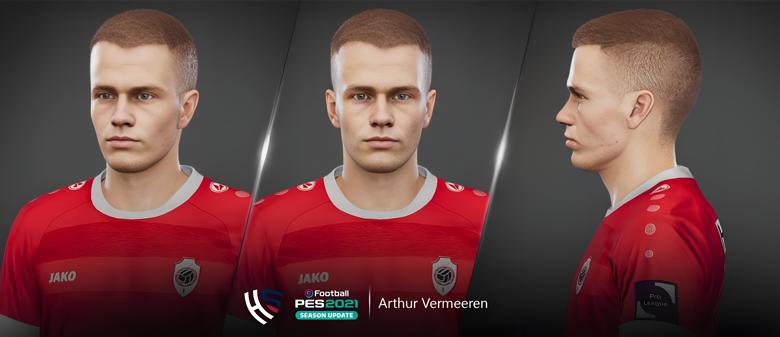 FACE UPDATE PC | #eFootball2021 ⚽️ Arthur Vermeeren - Royal Antwerp F.C ...