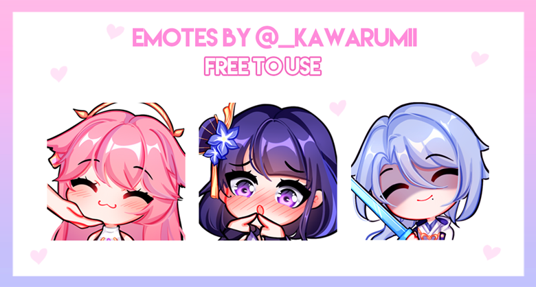 F2u Genshin Impact Emotes Kawarumis Ko Fi Shop Ko Fi ️ Where