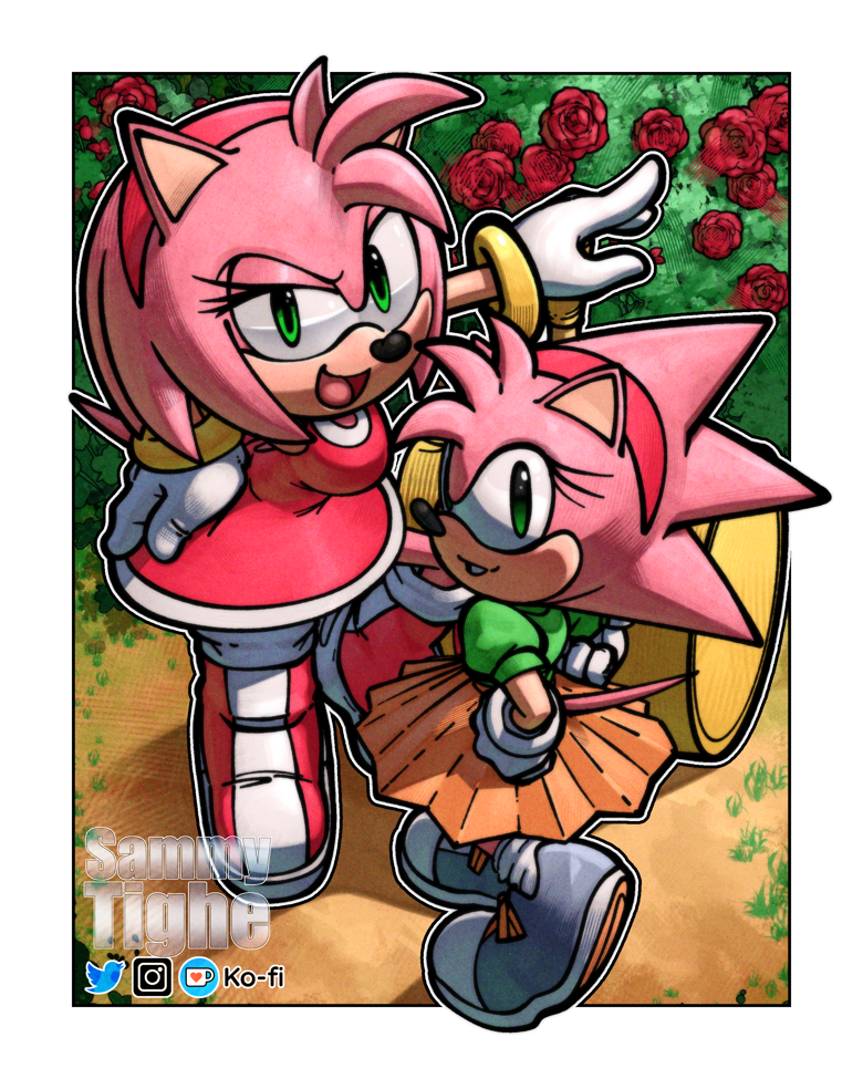 Sonic e Amy Rose se beijando❤?