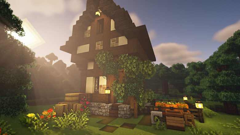 Medieval House Tutorial Minecraft Map