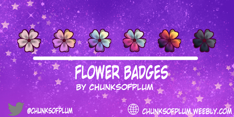 Twitch Flower Badges