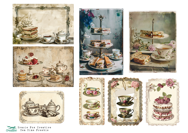 Tea Time Freebie - Tracie Fox Creative's Ko-fi Shop - Ko-fi ️ Where ...