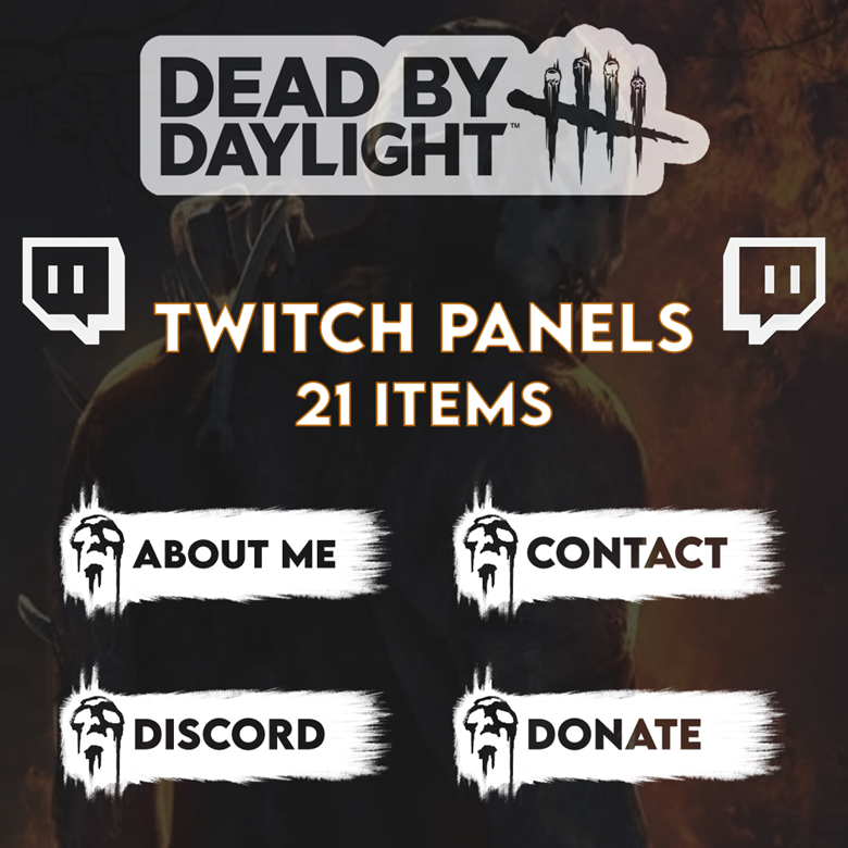 Dead By Daylight Twitch Panels Pack Nessars Ko Fi Shop Ko Fi ️ Where Creators Get Support