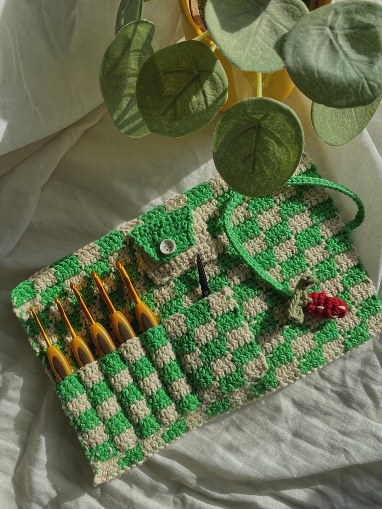 PDF Picnic hook case crochet pattern - ✨ nastja crochets ✨'s Ko-fi Shop