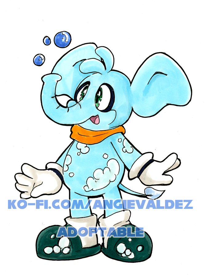 Sonic Adopt - Bubble Elephant - Angie Valdez's Ko-fi Shop - Ko-fi ️ ...