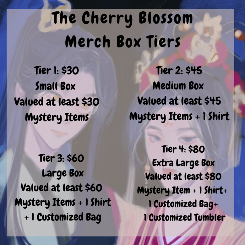 The Cherry Blossom Mystery Merch Box - SopeWorld Shop's Ko-fi Shop - Ko-fi  ❤️ Where creators get support from fans through donations, memberships,  shop sales and more! The original 'Buy Me a