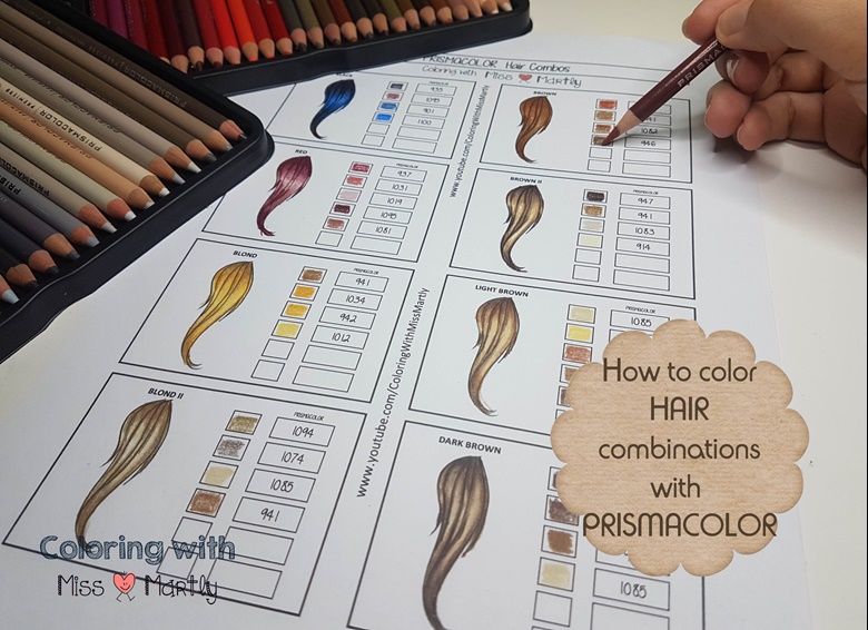 Hair coloring combinations with Prismacolor Colored Pencil - Coloring with  Miss Martly 's Ko-fi Shop - Ko-fi ❤️ Where creators get support from fans  through donations, memberships, shop sales and more! The