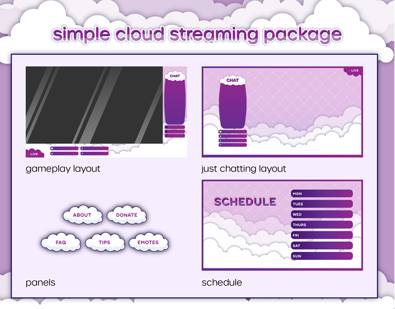 simple cloud sparkle tv