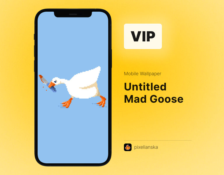 I made an Untitled Goose Game mobile wallpaper inspired by u