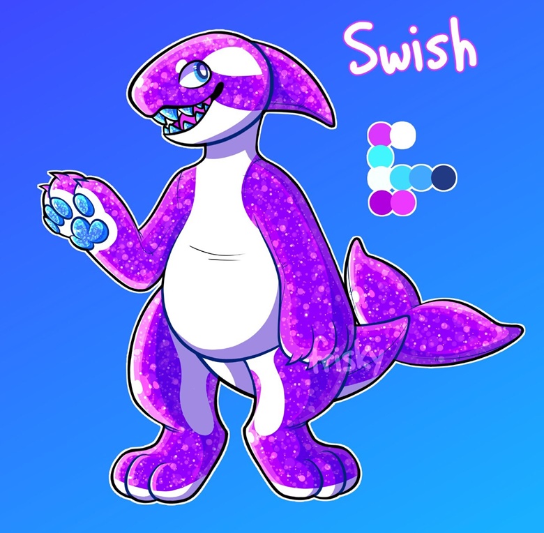 glittery orca anthro pooltoy adopt - strugglebuzz's Ko-fi Shop - Ko-fi ...