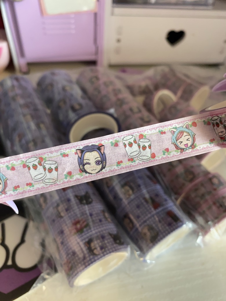 Nana x hachi Japanese washi tape - set of 2 rolls - Kawaii Closet's Ko ...