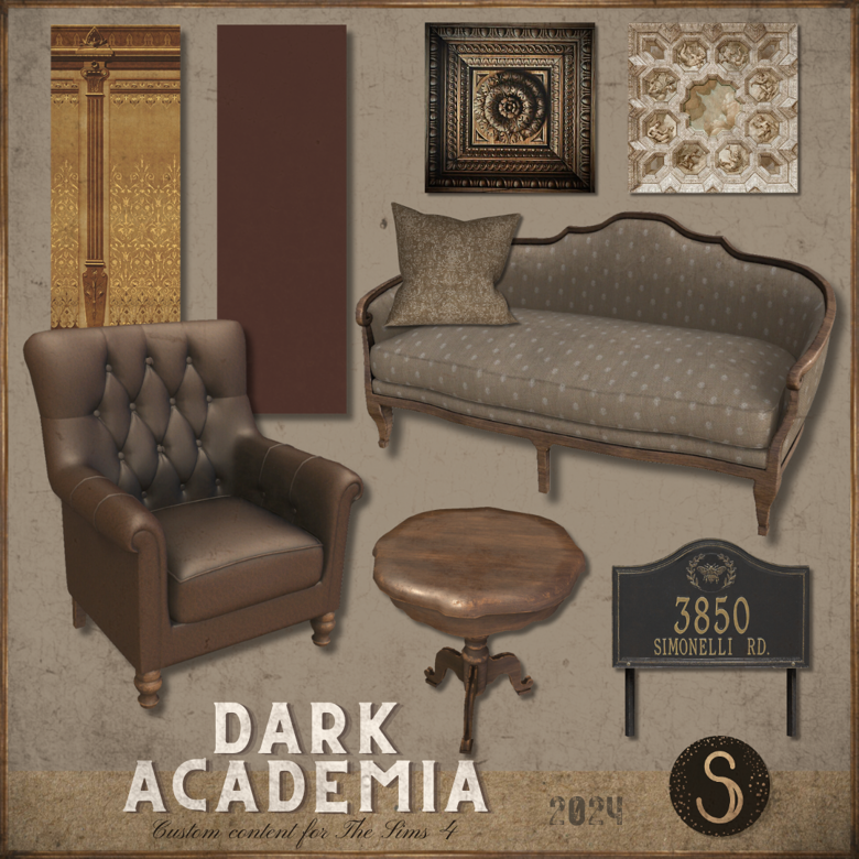 Dark Academia 2024 - Sims4Luxury's Ko-fi Shop - Ko-fi ️ Where creators ...