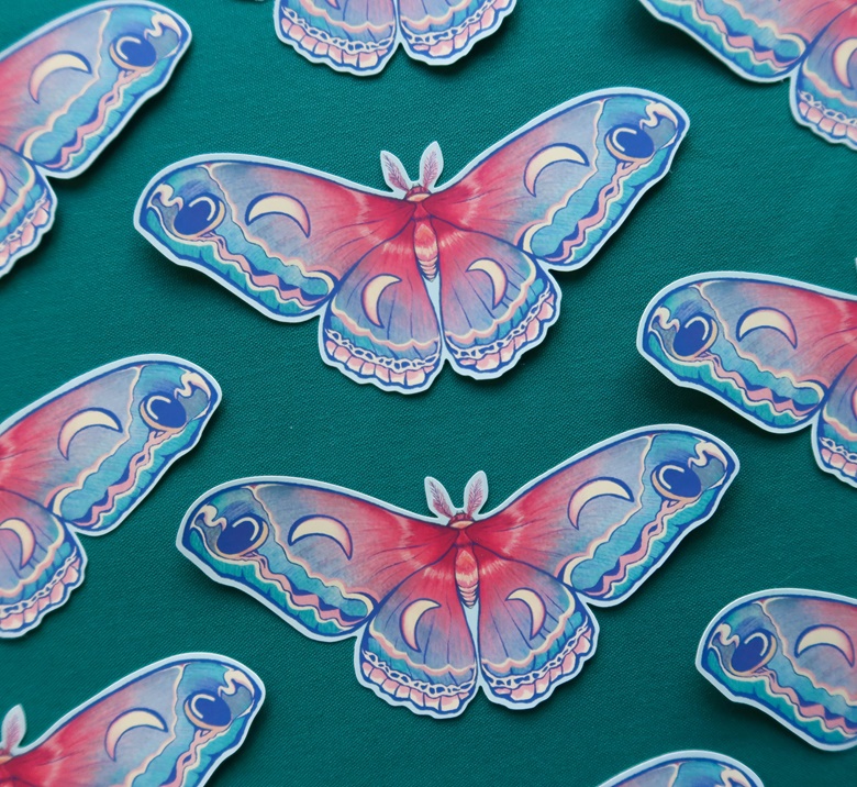 Sticker - Papillon Empereur - Netali_Julie's Ko-fi Shop