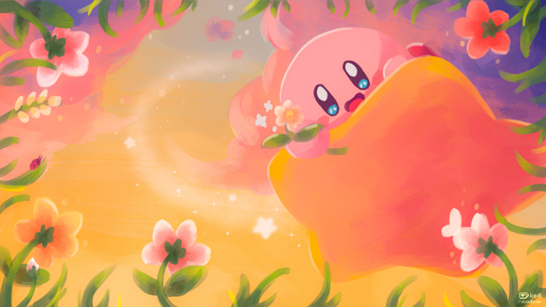 Kirby PC wallpaper - Doodliver's Ko-fi Shop - Ko-fi ❤️ Where