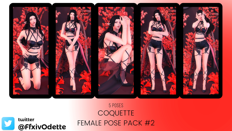 Sexy Coquette Poses 15 Ffxivodette S Ko Fi Shop Ko Fi Where