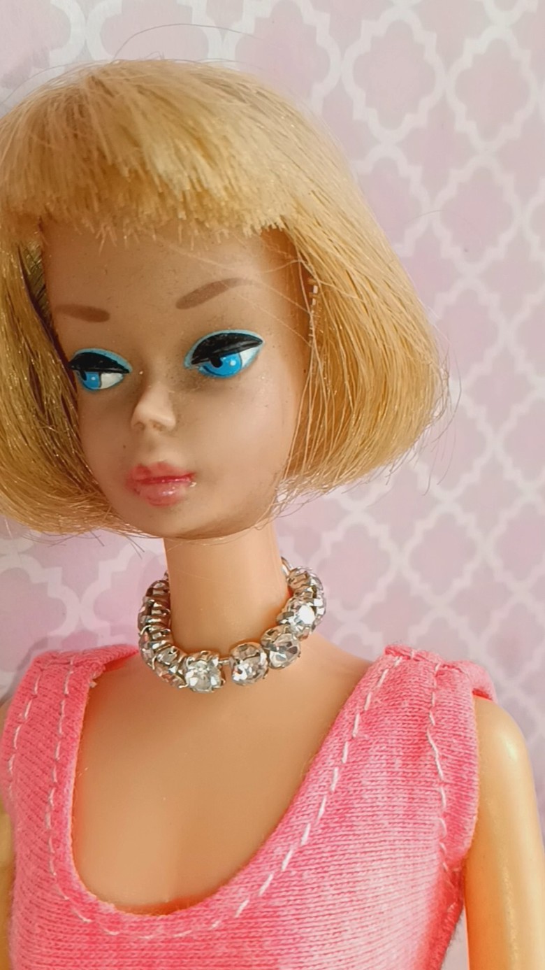 Barbie, Jewelry, Barbie Rhinestone Necklace