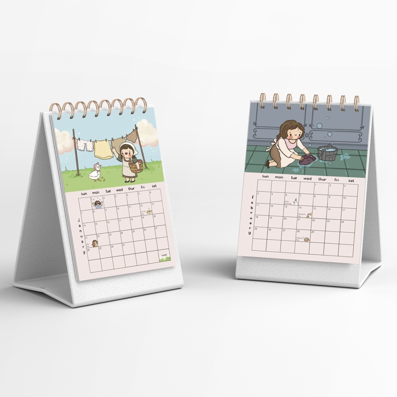 2024 Calendar (With Freebies) (NO SHIPPING TO GERMANY/AUSTRIA) Happy