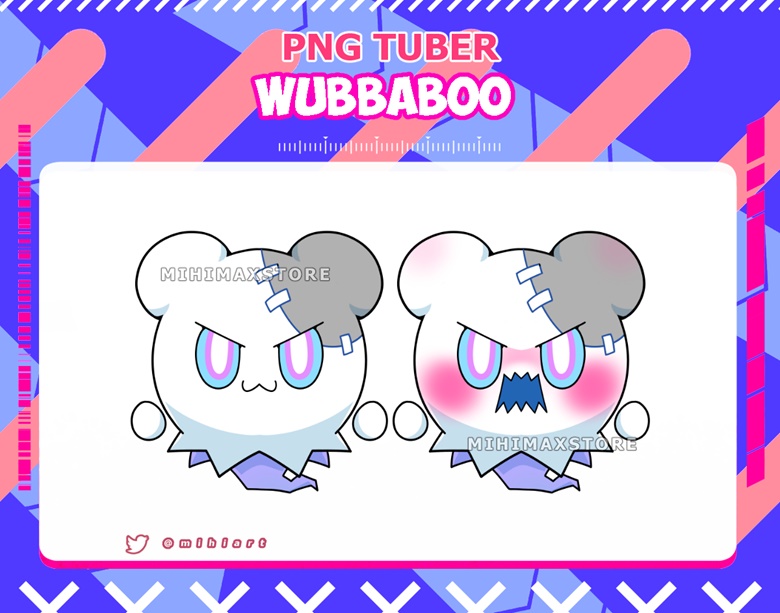 PNGTuber Cute Wubbaboo PNG Tuber shy wubbaboo Streaming Avatar