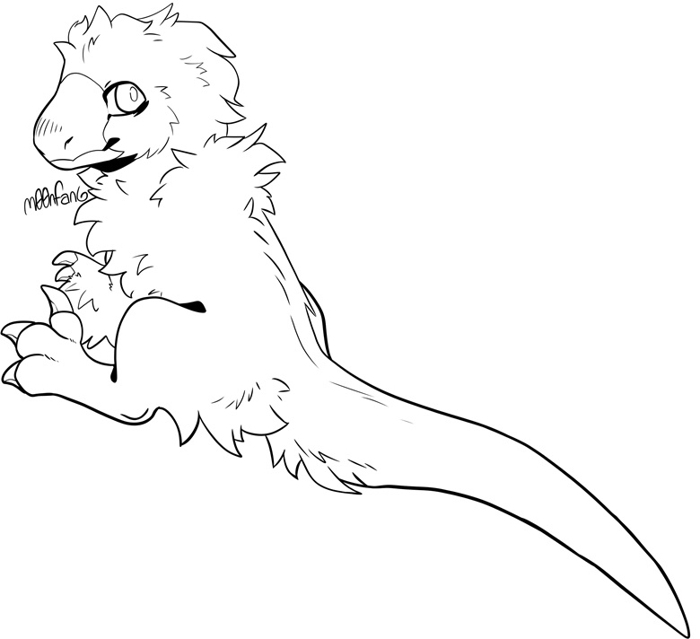 Fluffy Raptor Base - CoconutFlaveredDirt's Ko-fi Shop - Ko-fi ️ Where ...