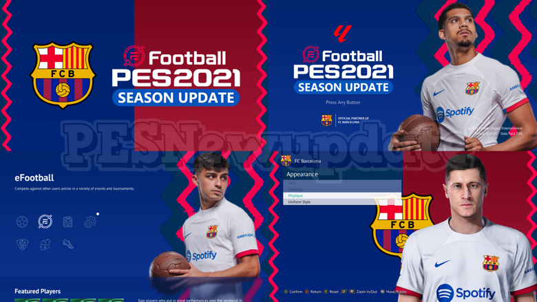 New eFootball PES 2021 FC Barcelona Edition now available